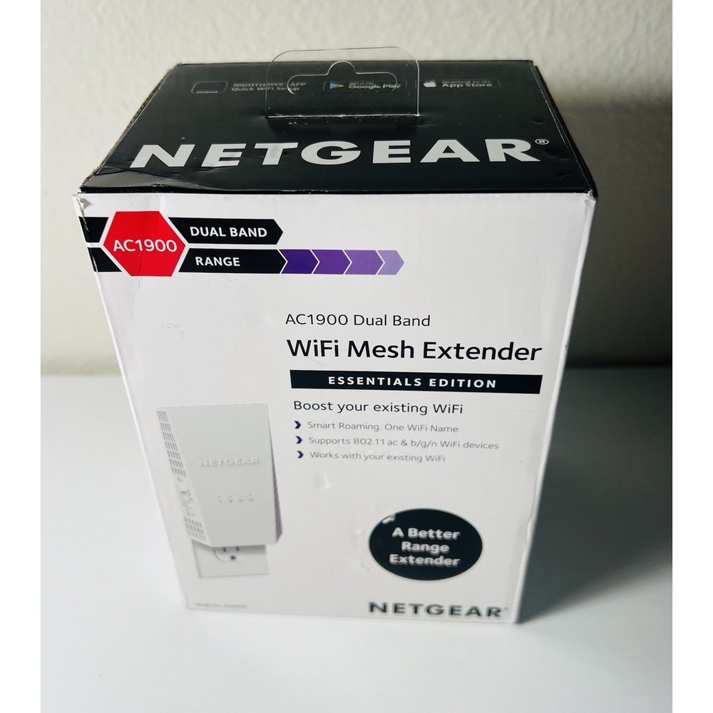Netgear AC1900 Dual Band Mesh Wi-Fi Range Extender Essential Edition EX6400